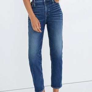 Madewell Mid-Rise Classic Straight Jeans in Carsondale Wash Size 32
